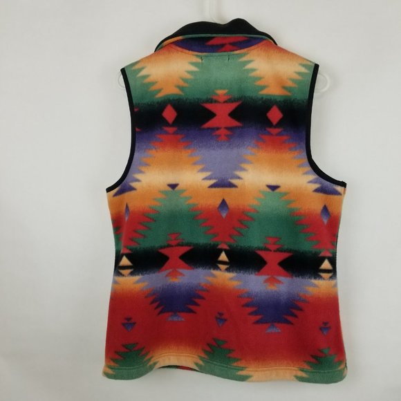 Chaps Petite Sleeveless Jacket Size PL Multi-Color - Picture 2 of 3